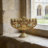 Enamel Hanukkah Menorah