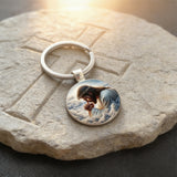 Jesus in Prayer Keychain: Carry His Presence Wherever You Go