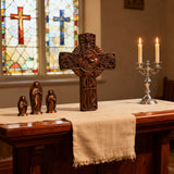 Eucharistic Chalice Wooden Cross: A Christian Symbol of the Last Supper & Redemption