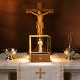 St. Francis of Assisi  Crystal Lamp: A Beacon of Peace & Creation