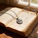The Good Shepherd Sterling Silver Necklace - Sacred Symbol of Christ's Loving Care - John 10:14