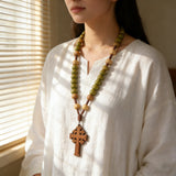 Natural Wood Rosary: A Sacred Token Woven From Faith & Creation