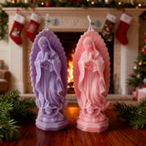 Our Lady of Guadalupe Scented Candle: A Sacred Glow of Devotion & Serenity