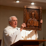 Jesus Christ Pantocrator Wood Carving