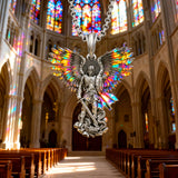 S925K Silver Saint Michael Pendant: Courage in the Heart