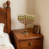 Jewish 9-Candle Menorah with Heart Details: Light, Heritage, and Warmth