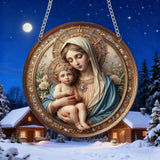 Our Lady of the Holy Child Acrylic Pendant | Divine Blessings Accompany You Through All Seasons