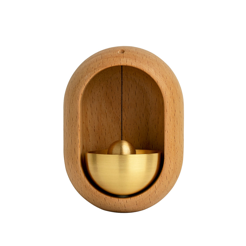 Door Opening Bell,shopkeepers Bell for Hanging on Door,Magnetic Attached Wood Doorbell,Creative Gift,Ornaments and Hanging Decoration for Entrance,Fridge Sticker Decor
