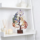 7 Chakra Crystal Tree | Natural Healing Stone Decor