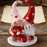 Love Heart Gnome Resin Figurine | Romantic Home Decor