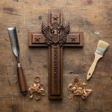 Hand-Carved Beechwood U.S. Air Force Cross — A Symbol of Faith, Service & Sacrifice