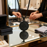 Vintage Titanium Seven Archangel's Seal Pendant - Amulet against evil eyes, curses, spells