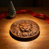 Lion Head Wooden Wall Art: Symbol of Christ the Lion of Judah