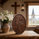 Jesus der Hirte Holzschnitzerei Wanddekoration - Endlose Sorgfalt und Anleitung