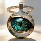 Vintage Mystic Eye Keychain: A Symbol of Protection and Mystique