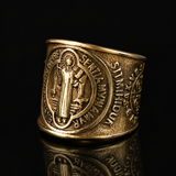 Saint Benedict Ring,ward off spiritual and physical dangers