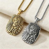 Ancient Egyptian Bastet Cat Goddess Stainless Steel Necklace | Egyptian Revival Jewelry