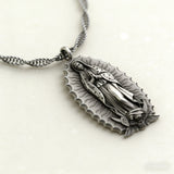 Our Lady of Guadalupe S925k Silver Necklace