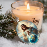 “Divine Jesus” Christian Necklace – A Symbol of Faith, Protection, and God’s Universal Love