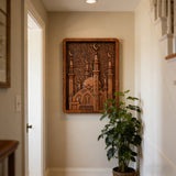 Hagia Sophia Wooden Wall Art: Warm Corner of Byzantine Beauty