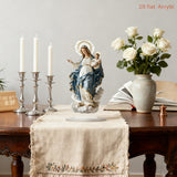 🌟 Our Lady of Grace Acrylic Desktop Statue: A Christian Symbol of Mary’s Love & Christ’s Presence