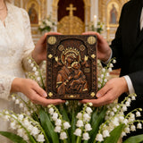 Unsere Liebe Frau von der immerwährenden Hilfe Holzschnitzerei Wanddekoration Geschenk