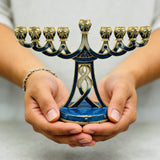 Holy 7-Branch Christian Menorah: Emblem of Divine Light and Devout Faith