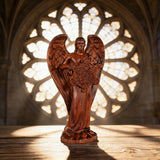 Metatron Angel Cube Beechwood Guardian Ornament: Soulful Resonance of Faith and Art
