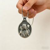 The Good Shepherd Sterling Silver Necklace - Sacred Symbol of Christ's Loving Care - John 10:14