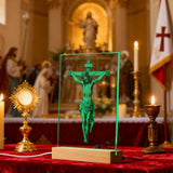 Jesus Crucifixion Glass Lamp: Turning Faith into a Tangible Daily Sacred Object