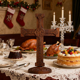 Beechwood Orthodox Double-Sided Crucifix: Carry His Redemption Close, In Every Moment