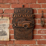 Dad's Garage Wooden Wall Sign: The Perfect Tribute to His Go-To Space