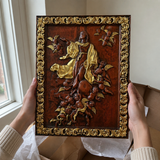 Assumption of Mary Hand-Carved Wood Wall Art: A Tribute to Heavenly Glory