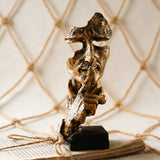 "Silence is Golden" Abstract Bust Sculpture | Modern Home Decor