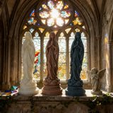 Our Lady of Lourdes Scented Candle: A Sacred Glow of Devotion & Tranquility