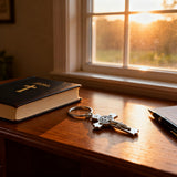 Saint Benedict Cross Keychain – Your Daily Shield of Faith and Protection