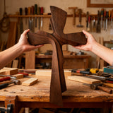 Modern Wooden Wall Cross: A Contemporary Symbol of Faith & Craftsmanship