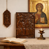 Bgcopper Heilige Dreifaltigkeit Holz Wanddekor