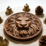 Lion Head Wooden Wall Art: Symbol of Christ the Lion of Judah
