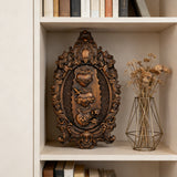 Three Sacred Hearts of the Holy Family Wall Hanging Art work Personalized Religious Gift wooden decor