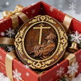 The Prayer in Gethsemane Solid Wood Carving: Find Steady Strength in His Sorrow