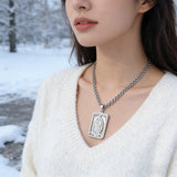 Our Lady of Guadalupe Dog Tag Necklace: A Timeless Symbol of Devotion