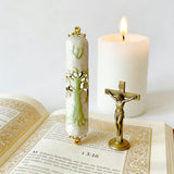 Tree of Life Enamel Mezuzah (Doorpost Prayer Scroll)
