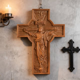 INRI Jesus Ascension Wooden Cross: A Christian Symbol of Victory & Hope