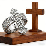 Cross Statement Ring: Wear Your Faith With Bold Elegance