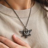 Seraphim Angel Pendant Necklace Angel Wings Amulet
