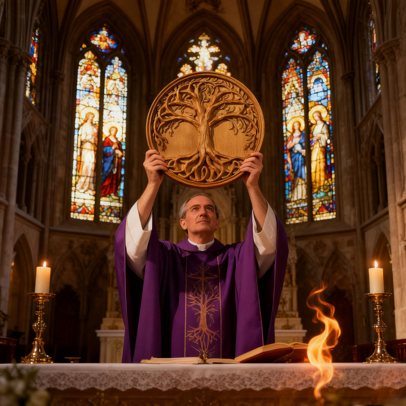 Tree of Life Wood Wall Art Decor Best Christmas Gift - With Free Stand