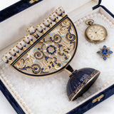 Hand-Painted Enamel Menorah (9-Branch Candelabra)