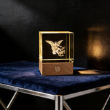Archangel Michael 3D Crystal Lamp: A Beacon of Protection & Faith
