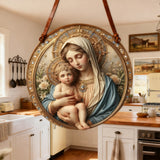 Our Lady of the Holy Child Acrylic Pendant | Divine Blessings Accompany You Through All Seasons